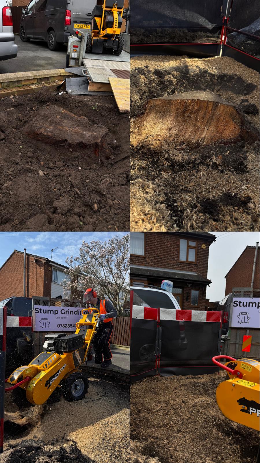 Stump grinding Leicester